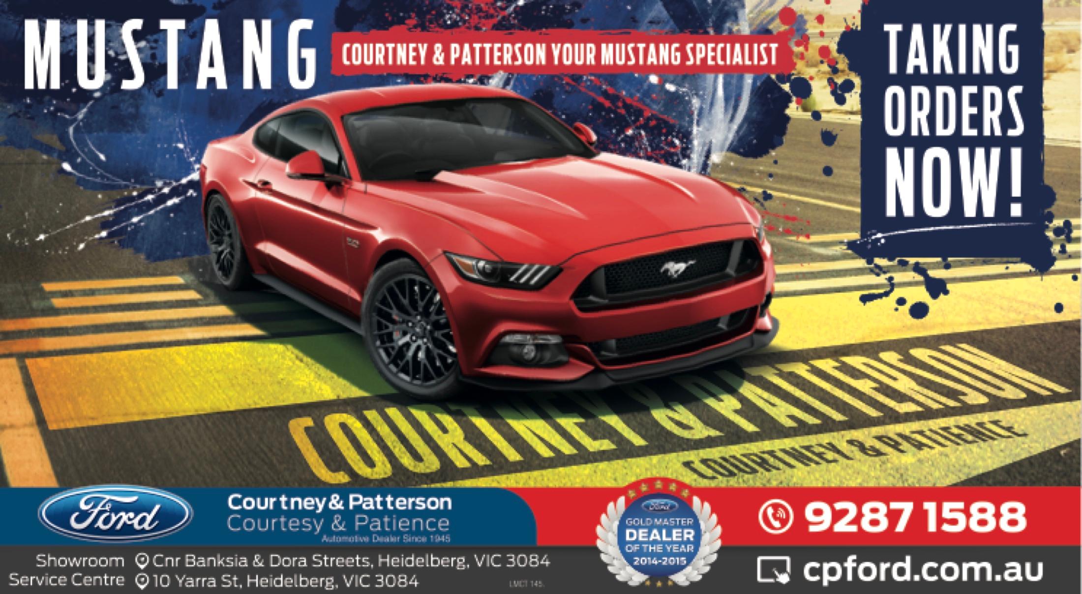 Courtney & Patterson Ford — Mustang launch · Press & magazine