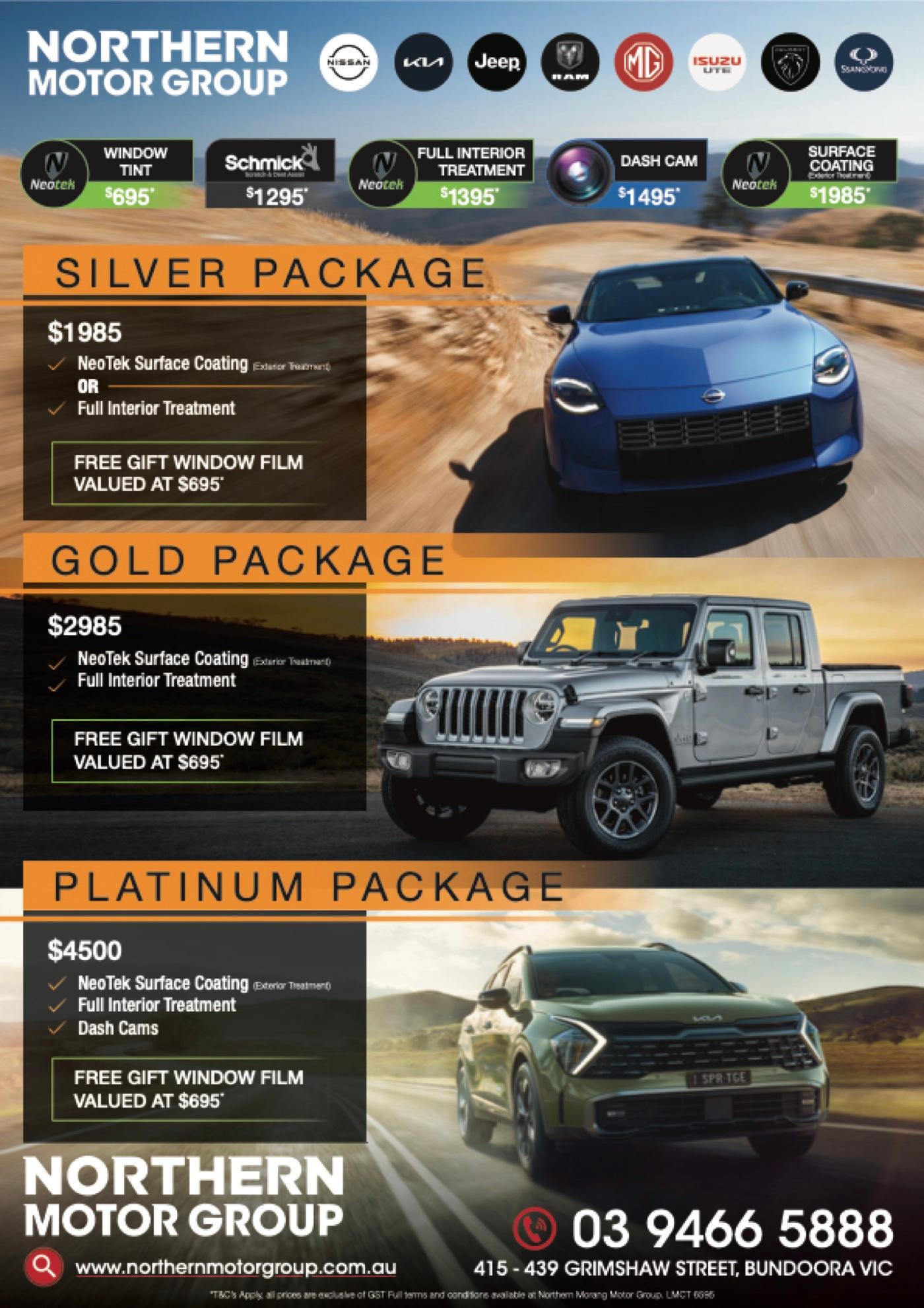 Northern Motor Group — Aftermarket flyer · A4