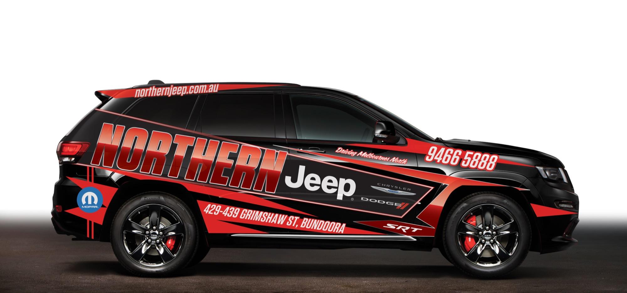 Northern Jeep — Vehicle wrap
